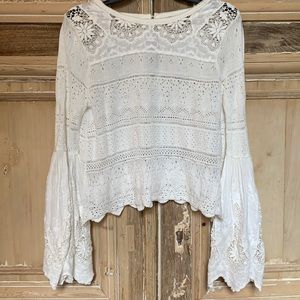 Free People white shirt